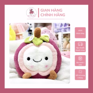 Gấu Bông Trái Măng Cụt Smile, Trái Cây Bông