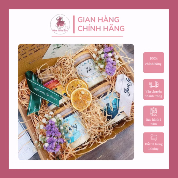Set quà nến thơm
