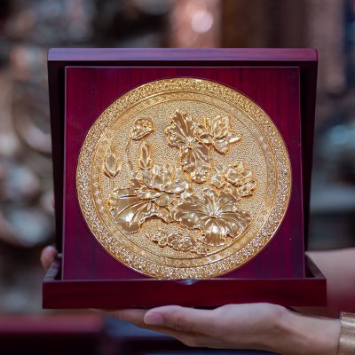 quà tặng mạ vàng