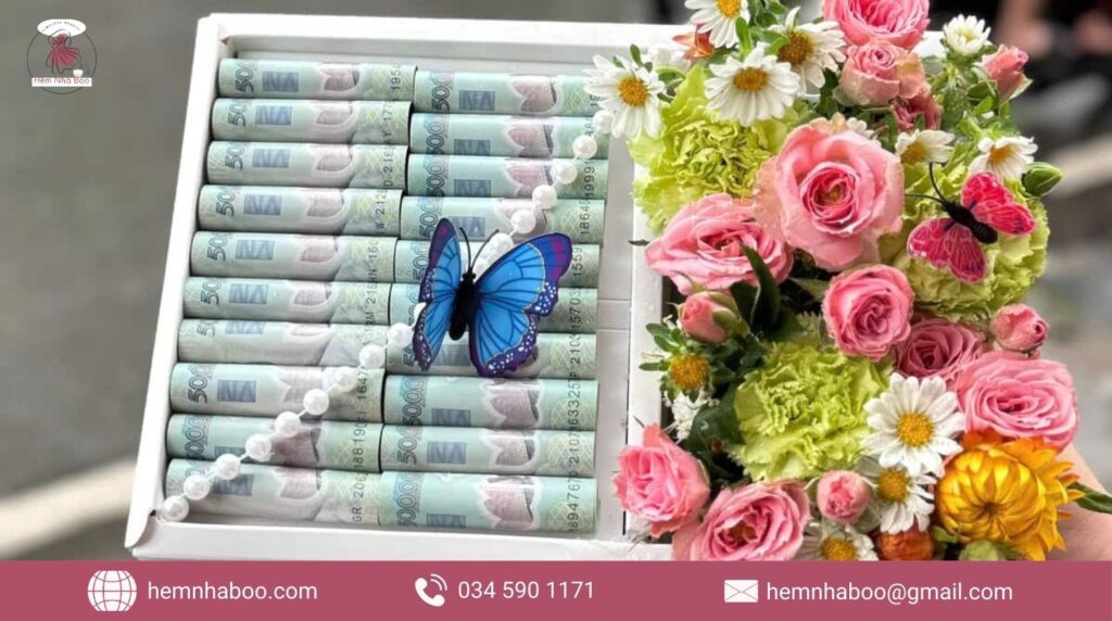 Box hoa tiền Hẻm Nhà Boo – Sang & Tinh tế