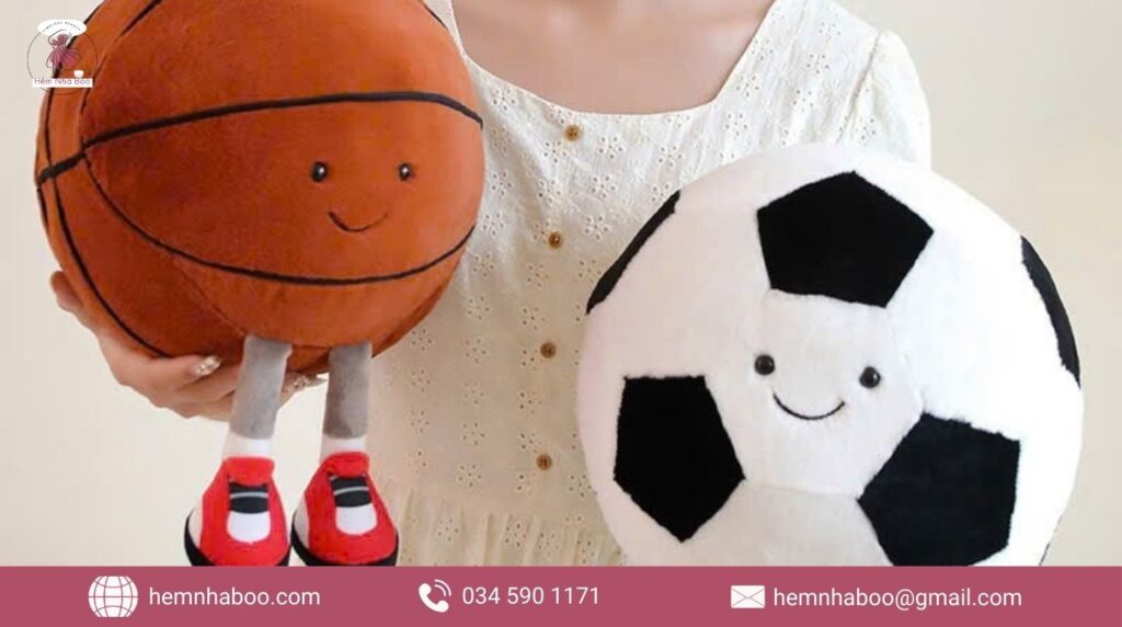 Gấu bông bóng đá – Quà tặng tinh tế cho fan hâm mộ