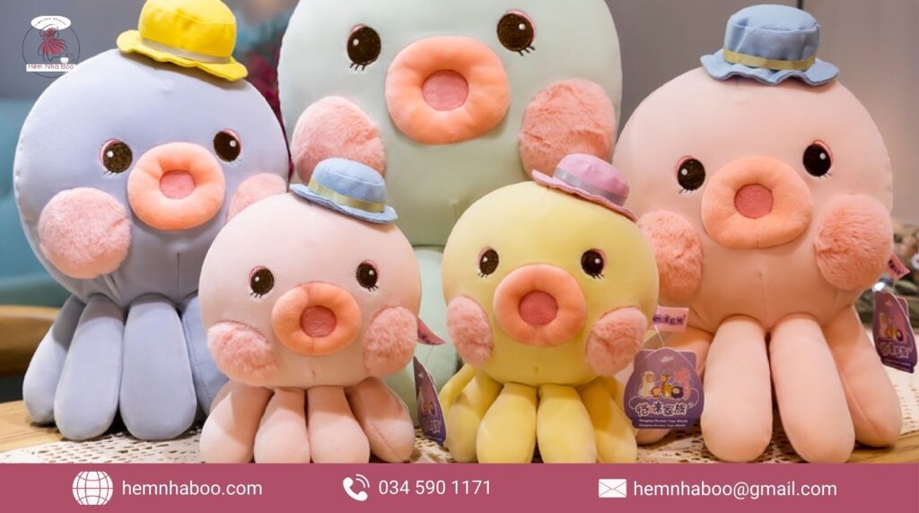 Gấu bông bạch tuộc – món quà dễ thương và tinh tế