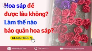 Hoa sáp để được bao lâu – bí quyết giữ lâu tươi đẹp