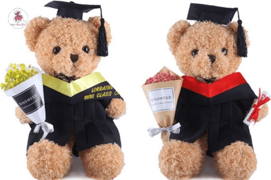 Gợi ý kết hợp gấu bông tốt nghiệp với quà tặng khác